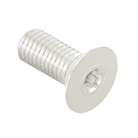 MODULAR SOLUTIONS ZINC PLATED FASTENER<br>M8X16 FLAT HEAD CAP SCREW - TORX SAFETY BOLT